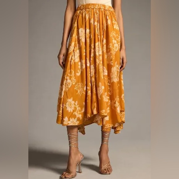 Anthropology A-Line Midi Skirt **Discontinued** - Picture 2 of 6